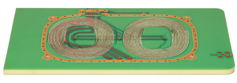 Планарные катушки Litz Wire, встроенные в печатную плату системы беспроводной зарядки